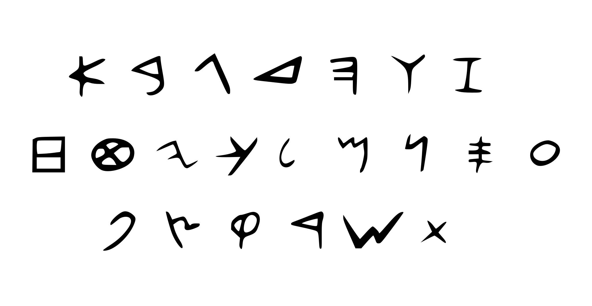腓尼基字母表PhoenicianAlphabet